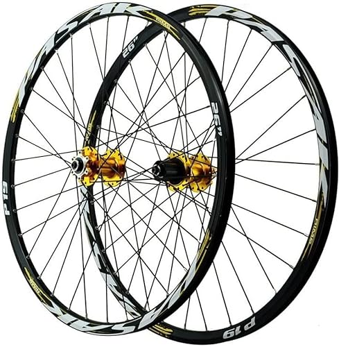 Bicycle Wheel Group Mountainbike-Radsatz, Schnellspanner-Vorderrad-Scheibenbremsrad, doppelwandige Fahrradfelge mit 32 Löchern von GHFQJUDN