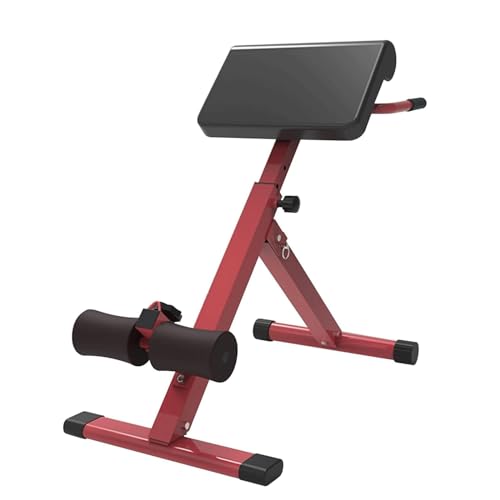 Roman Chair, verstellbare Rückenverlängerungsmaschine für Heim-Gymnastikbank, Bauchmuskelbank, Beinkrafttrainer, Fitnessgeräte, Belastung 264 lbs von GIADO