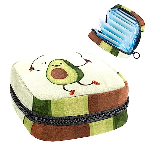 Periodentasche,Damenbinden Aufbewahrungstasche,Periodentasche,Reise Make up Tasche,Frucht Avocado Bild von GIAPB