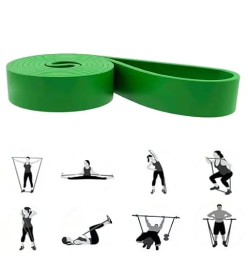 GIMIRO Fitnessbänder, Resistance Bands of 6 Strength Levels, Pull Up Traning Band, Trainingsbänder für Yoga, Pilates, Physiotherapie, Krafttraining für Männer und Frauen (Green) von GIMIRO