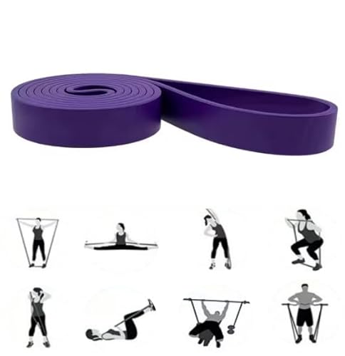 GIMIRO Fitnessbänder, Resistance Bands of 6 Strength Levels, Pull Up Traning Band, Trainingsbänder für Yoga, Pilates, Physiotherapie, Krafttraining für Männer und Frauen (Purple) von GIMIRO
