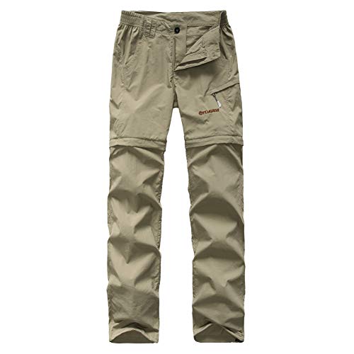 GITVIENAR Damen Wanderhose Zipp-Off-Hose Atmungsaktive Outdoorhose Schnell Trocknende Berghose wasserdichte Trekkinghose Abnehmbare Hosebeine Damenhose von GITVIENAR