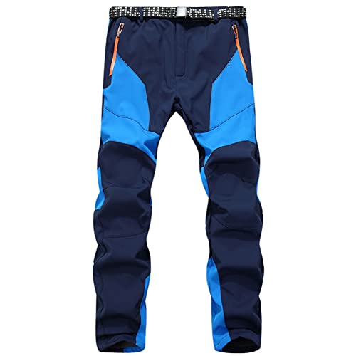 GITVIENAR Herren Gefüttert Outdoorhose wasserdicht Winddicht atmungsaktiv warm Abriebfest Softshellhose Berghose Funktionshose Trekkinghose Wanderhose Winterhose Herbst Winter von GITVIENAR