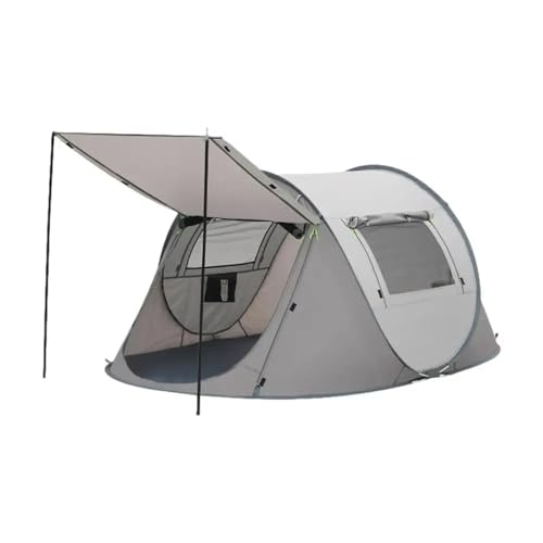 Wasserdichtes Campingzelt4-5 Personen Outdoor-Campingzelt Pop-Up-Zelt Wasserdichter Schatten Wanderrucksack Sonnenschutz Atmungsaktiv von GJJDP
