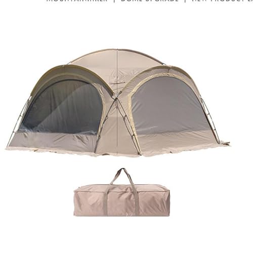 Wasserdichtes CampingzeltOutdoor-Camping-Kuppelzelt für 8-10 Personen Toller Sonnenschutz Pergolazelt Picknick Wanderüberdachung Vordach von GJJDP
