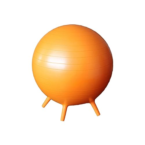 GKKICO Gymnastikball-Stuhl Ohne Rollen mit Luftpumpe, Stuhl für Erwachsene, Heimbüro, Fitnessstudio, Trainingsball von GKKICO