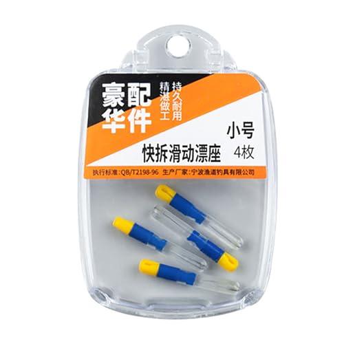 GKYQVE 4PCS Fish Float Rast Bobbers Schnelle Ersatzsitze Rotationen Wirbel Silikon Bobberhalter Einfach Zu Verwenden Schnell Ersatzrotationen Sitze von GKYQVE
