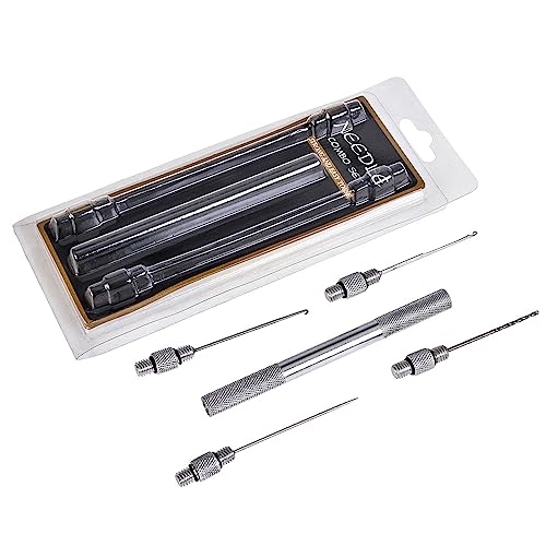 GKYQVE 5 In 1 Köder Nadelköder Tackle Rig Werkzeuge Karpfenfischerei Ausrüstung Edelstahl Takelanzug Tackle Baiting Tool von GKYQVE