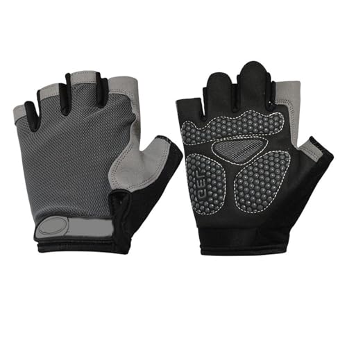 GKYQVE Halbfingerhandschuhe Für Wanderschulen Freien Außen Training Atmungsaktive Polyester Textur Zur Verbesserung Von Geschicklichkeit von GKYQVE