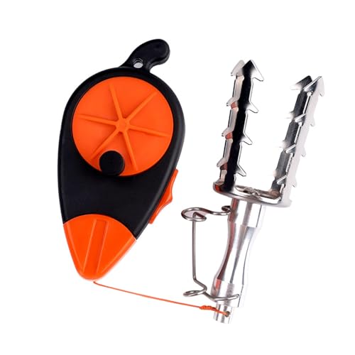 GKYQVE Köder Sparer Retrieval Tool Fischerei Ausrüstung Edelstahl Köder Suchker 30m Linie 132lb Pull Force Grippers Lurer Laver Zum Angeln von GKYQVE