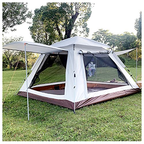 A-Rahmenzelt 4 Personen Sonnenschutzzelte Für Camping Wasserdicht Robuste Und Praktische Große Zelte Für Camping Für Familien Für Familie,Outdoor,Wandern Und Bergsteigen von GLJTUO