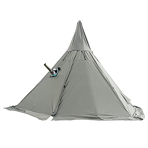 Heiße Zelte Für Outdoor-Rucksackreisen, Camping, Wandern, Pyramidenzelt, Doppellagig, Camping, Indianerzelt, Weiß, 160 X 240 cm von GLJTUO