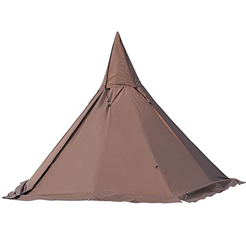Hot Tents Outdoor-Zelte Mit Herdloch, Familien-Pyramidenzelt, Camping, Rucksackreisen, Wandern, Bergsteigen, Beheizter Unterstand, Grün, 430 X 260 cm von GLJTUO