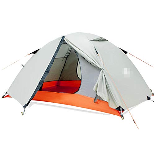 Zelt Outdoor Double Rainstorm Single 1 Simple Super Light Season Double Thick Camping Camping 2 Personen von GLJTUO