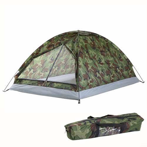 Camouflage-Zelt für Outdoor-Wandern, Outdoor-Camouflage, UV-Schutz, wasserdichtes Zelt, einfach aufzubauen, Outdoor-Zelt für Camping, Wandern (1 Person) von GLOBALHUT