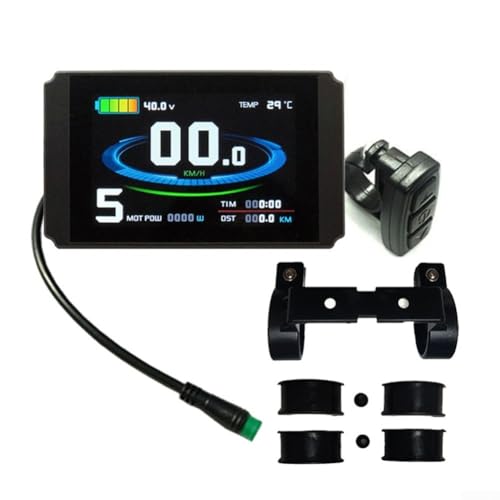 Elektrisches Fahrrad-LCD-Display, wasserdicht, KT-LCD8H LCD-Messgerät mit neuer Benutzeroberfläche, für Pedelec und E-Bikes von GLOBALHUT