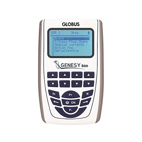 GLOBUS | Genesy 600, 4-Kanal-Elektrostimulationsgerät mit 149 Programmen, professionelles Produkt für anspruchsvolle Nutzer und Rehabilitationsprofis von GLOBUS