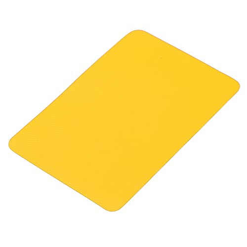 GLOGLOW 6-teiliges Wasserdichtes PVC-Reparaturflicken-Set, in Verschiedenen Größen Geschnitten, für Aufblasbares Flicken-Reparaturset (Yellow) von GLOGLOW