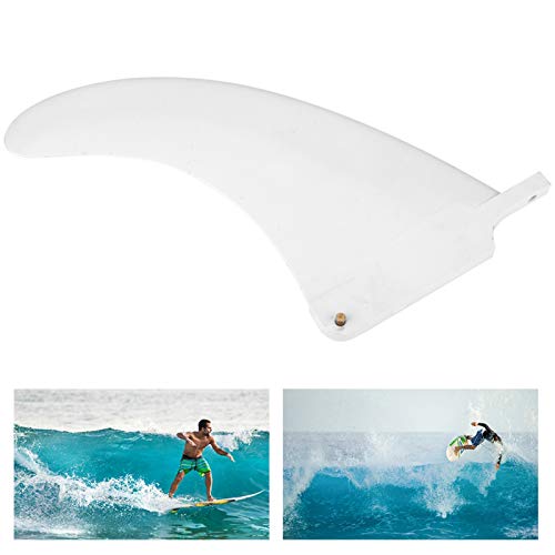 GLOGLOW Surfbrett-Zubehör: 6,5-Zoll-Nylon-Mittelflosse für EIN Reibungsloses Surferlebnis für Surfbrett-Enthusiasten. Weiß (6,5 Zoll) von GLOGLOW