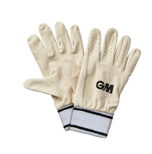 GM Full Chamois Herren Leder innen Handschuhe, Blau von Gunn & Moore