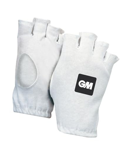 GM Gunn & Moore Fingerlose Cricket-Innenhandschuhe aus Baumwolle, Herren von Gunn & Moore