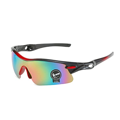 GNAUMORE Polarisierte Fahrradbrille,Fahrradbrille Polarisierte Sonnenbrille, Sportbrillen Herren Damen,Sonnenbrille Sportbrille,Schutzbrille Sportbrille für Outdoorsport Radfahren Laufen Golf von GNAUMORE