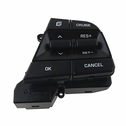 GOLCD Auto Cruise Control Multifunktions-Lenkrad-Tasten-Schalter Autozubehör, für Hyundai Movable Collar Solaris elantra1.6L von GOLCD