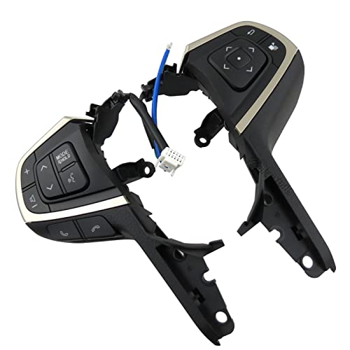 GOLCD Auto-Lenkrad-Audio-Tempomat-Telefon-Tasten-Schalter, für Toyota Innova GUN142L GUN143R TGN140L TGN140R TGN141L von GOLCD