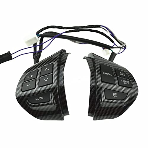 GOLCD Auto-Styling-Tasten Multifunktions-Lenkrad-Bedientasten mit Kabeln,Für Mitsubishi ASX von GOLCD