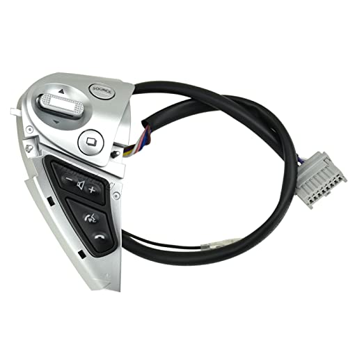 GOLCD Autoschalter Multifunktionale Audio Lautstärke Tempomat-Tastenschalter, Für Nissan Sentra Juke F15 2011-2017 370Z Pulsar (Nismo Concept) von GOLCD