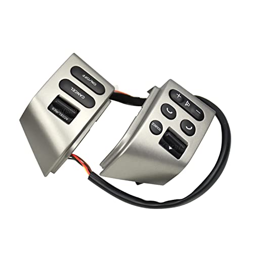 GOLCD Autoschalter Tempomat-Lenkrad-Tasten-Schalter, für Nissan Sylphy 2005-2017 Tiida 2005-2008 Livina 2007-2010 von GOLCD