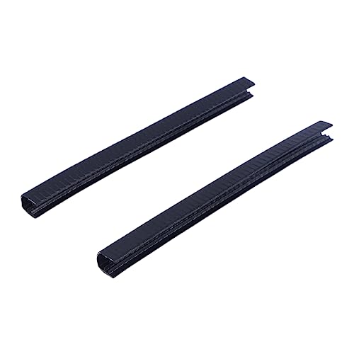 GOOHOCHY 2stücke Skateboard Deck Protector Gummi Kantenschutz Für Langlebigen Schutz Und Hitzebeständig Einfache Installation Für Skateboards Und Lange Boards Schwarz von GOOHOCHY