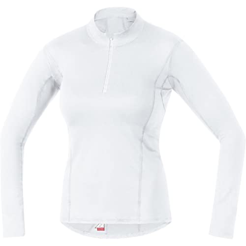 GORE WEAR Atmungsaktives Damen Stehkragen-Unterzieh-Shirt, Multisport, 42, Weiß von GORE WEAR
