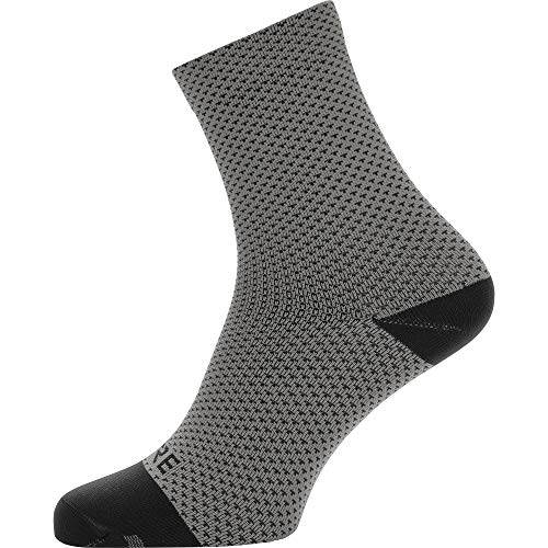 GORE WEAR C3 Unisex Mittellange Fahrrad-Socken, Mehrfarbig (Graphite Grey/Black), 38-40 von GORE WEAR
