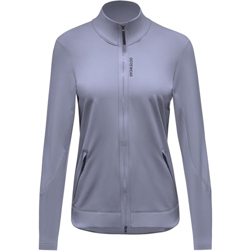 GORE WEAR Damen Concurve Thermo Hybrid Jacke, Amethyst Grey, XL EU von GORE WEAR