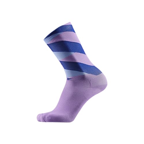 GORE WEAR Unisex Essential Signal Socks, Scrub Purple/Ultramarine Blue, 41 EU von GORE WEAR