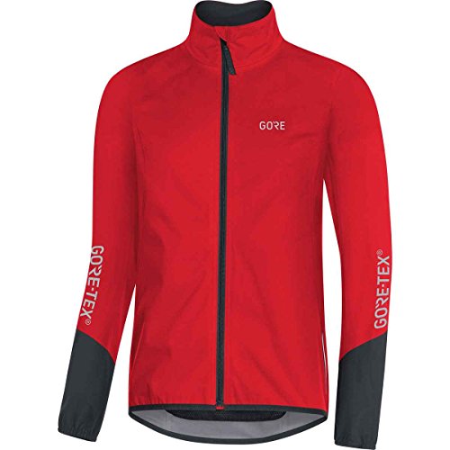GORE Wear C5 Herren Fahrrad-Jacke GORE-TEX, XL, Rot/Schwarz von GORE WEAR