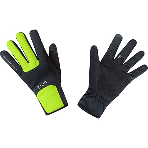 GORE WEAR Unisex Thermo Handschuhe, GORE WINDSTOPPER, Gr. 11, Schwarz/Neon-Gelb von GORE WEAR