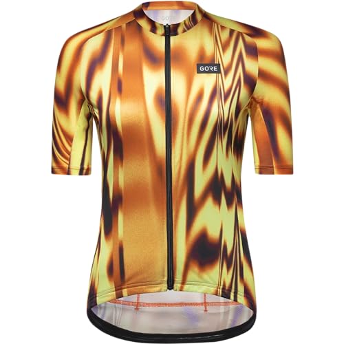 GOREWEAR Atmungsaktives Damen Fahrrad-Trikot, Spirit Paint, Schneller Feuchtigkeitstransport, Einzigartiges Design, Kurzarm Fahrrad-Shirt von GORE WEAR