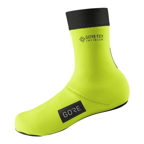 GORE WEAR Unisex Thermo Fahrrad-Überschuhe Shield, GORE-TEX INFINIUM, 46-48, Neon-Gelb/Schwarz von GORE WEAR