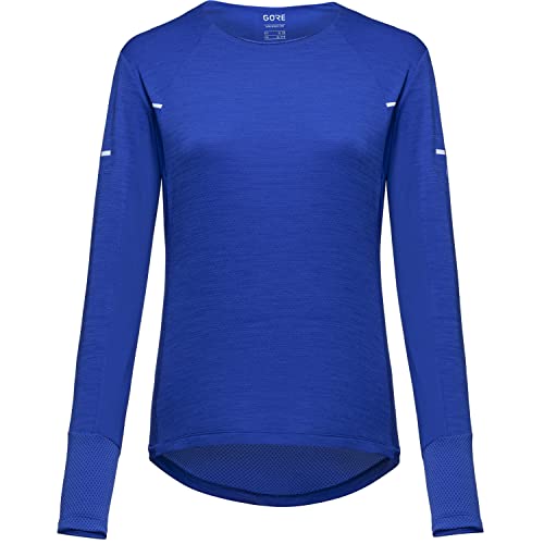 GOREWEAR Damen Langarm-Laufshirt Vivid, Ultramarine Blue, 40 von GORE WEAR