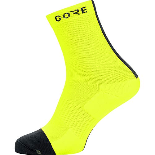 GORE Wear M Unisex Socken, Größe: 35-37, Farbe: Neon-Gelb/Schwarz von GORE WEAR
