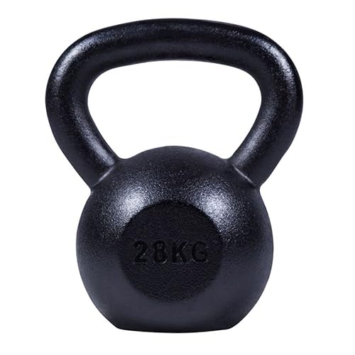GORILLA SPORTS® Kettlebell - 2 bis 32 kg Gewichte, Einzeln/Set, Gusseisen, Bodenschonend, Silber oder Schwarz - Kugelhantel, Schwunghantel, Kugelgewicht, Rundgewicht, Krafttraining von GORILLA SPORTS
