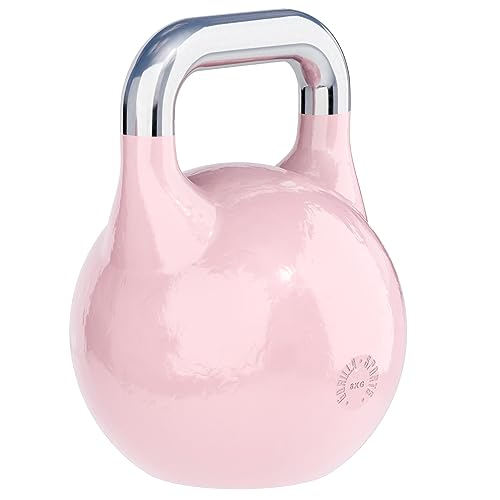 GORILLA SPORTS® Kettlebell Competition - Gewicht 8 bis 40 kg, Bodenschonende, aus Massivstahlguss, in 9 Farben - Kugelhantel, Wettkampf Hantel, Schwunghantel, Kugelgewicht, Krafttraining von GORILLA SPORTS