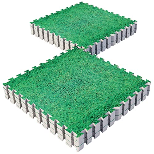 GORILLA SPORTS® Schutzmatten Set - 8 oder 16 Matten, 60x60x1,2 cm, Rutschfeste, EVA Schaumstoff, 2,88 oder 5,76 m² - Bodenschutzmatten Fitness, Bodenmatte, Puzzlematten, Unterlegmatte, Trainingsmatten von GORILLA SPORTS