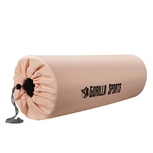GORILLA SPORTS® Yogatasche mit Tragegurt Rosa – Matten-Bag aus Baumwolle 190 x 60 cm von GORILLA SPORTS