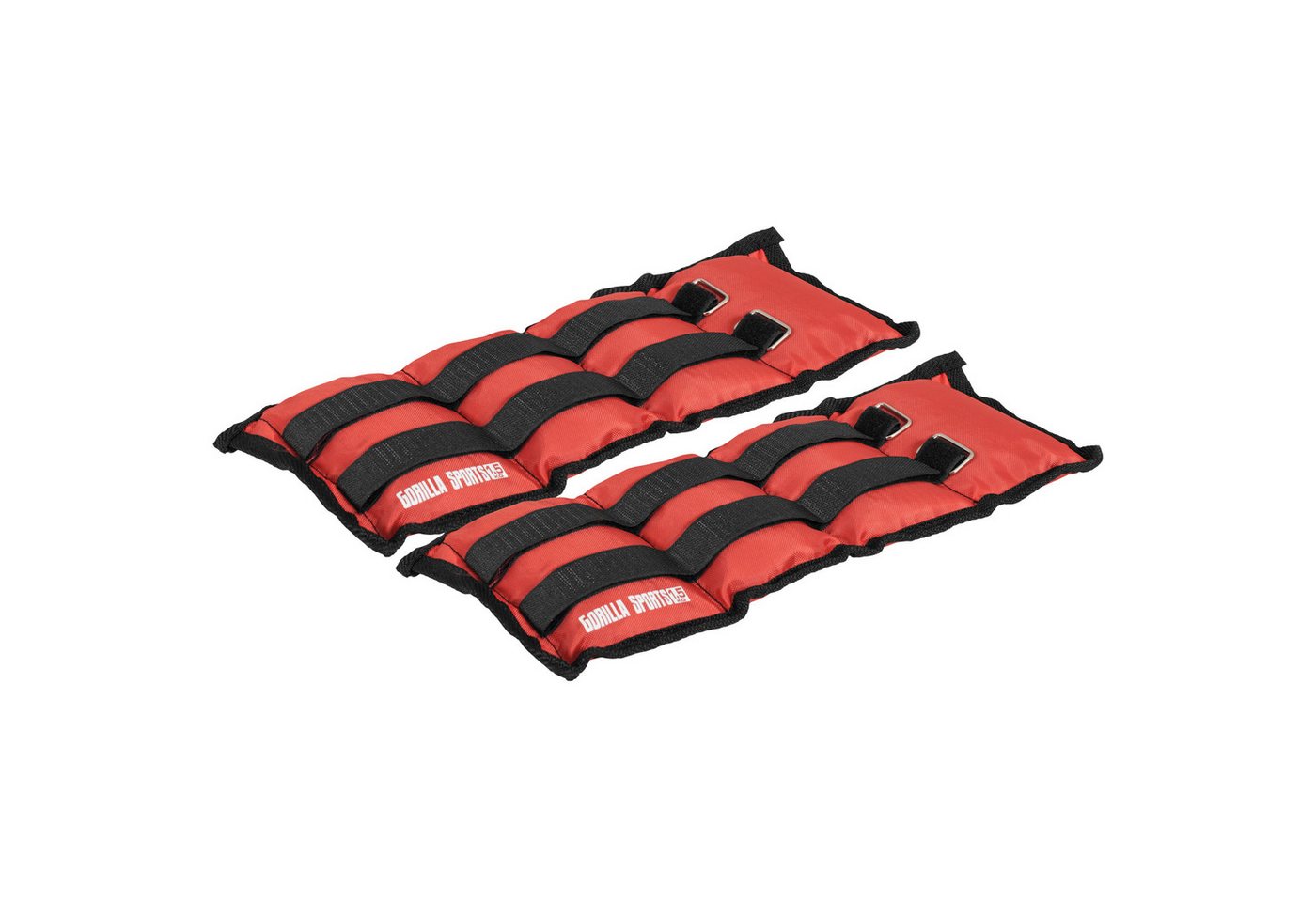 GORILLA SPORTS Gewichtsmanschette 2er Set, Gewichte 1-10 kg, Verstellbar, Fußgelenkgewichte, Armgewichte von GORILLA SPORTS