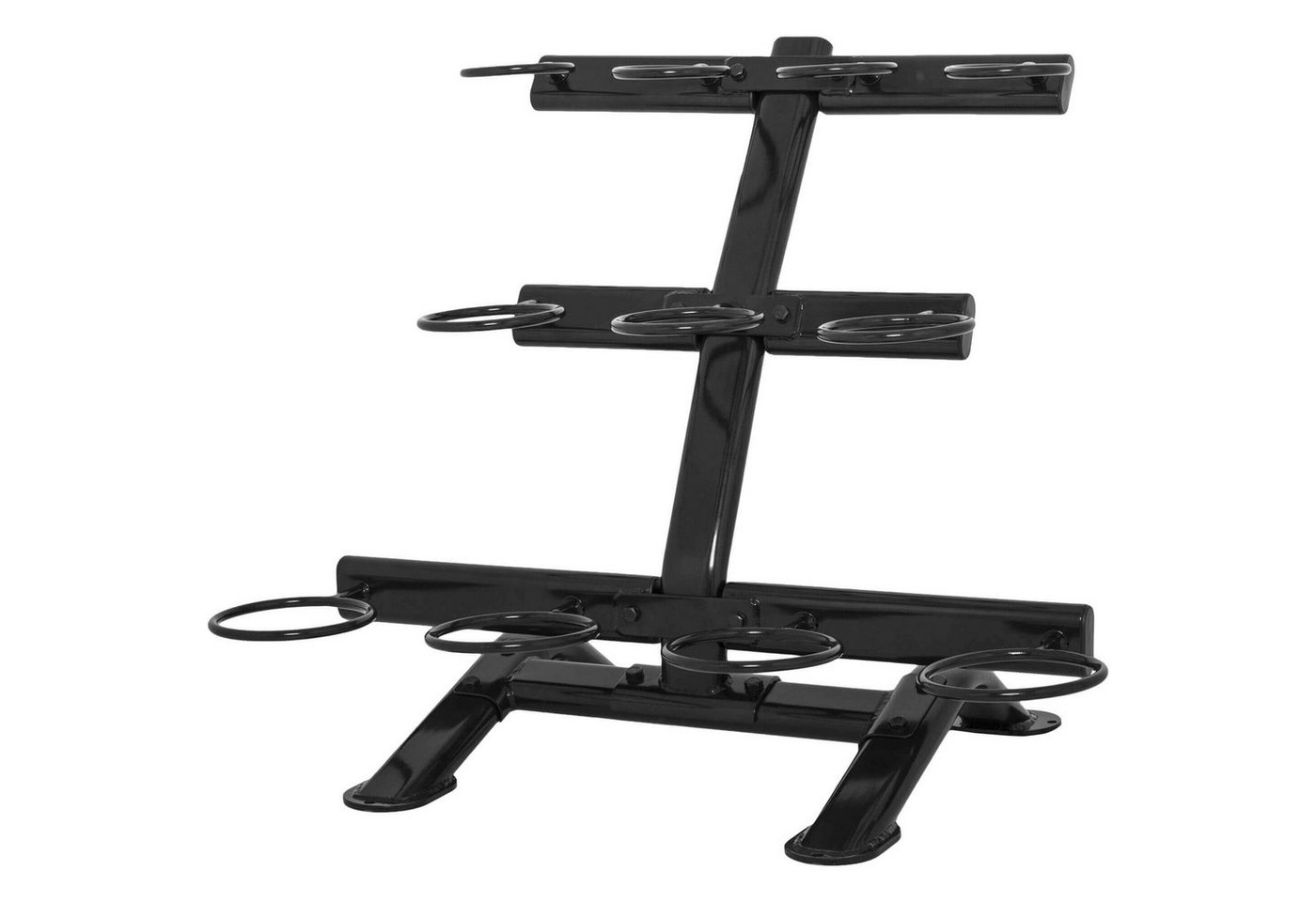 GORILLA SPORTS Kettlebell Rack, 3 Ebenen für 11 Kettlebells, 104,5x65x85 cm, Vertikale, Schwarz von GORILLA SPORTS