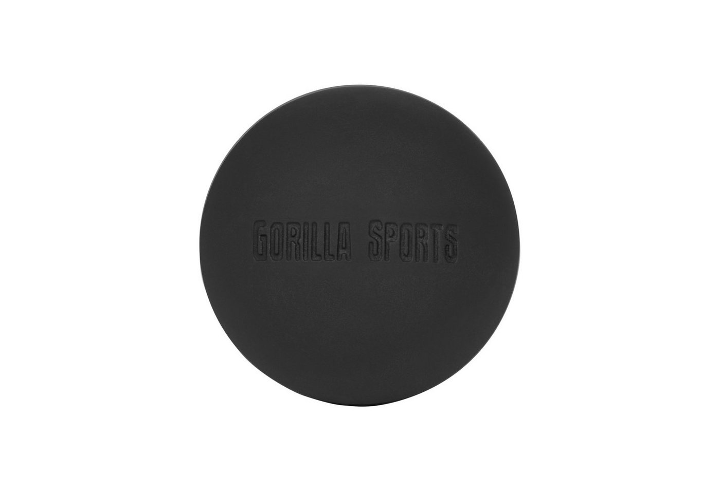 GORILLA SPORTS Massageball ø 6cm, zur Selbstmassage, Silikon, Robust, Faszienball, Lacrosse-Ball, 1-tlg. von GORILLA SPORTS