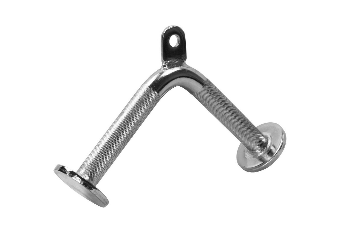 GORILLA SPORTS Trainingsstation Trizeps-Griff, V Form, Schmal, 200 kg Belastbar, gerändelt, aus Chrom, (1-tlg) von GORILLA SPORTS